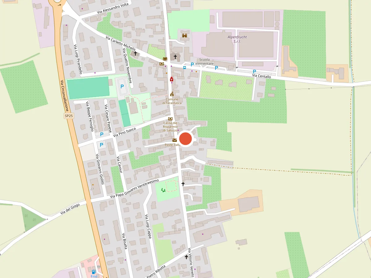 Mappa: P.medica in Piazza Marconi, 7, 12020 Tarantasca CN